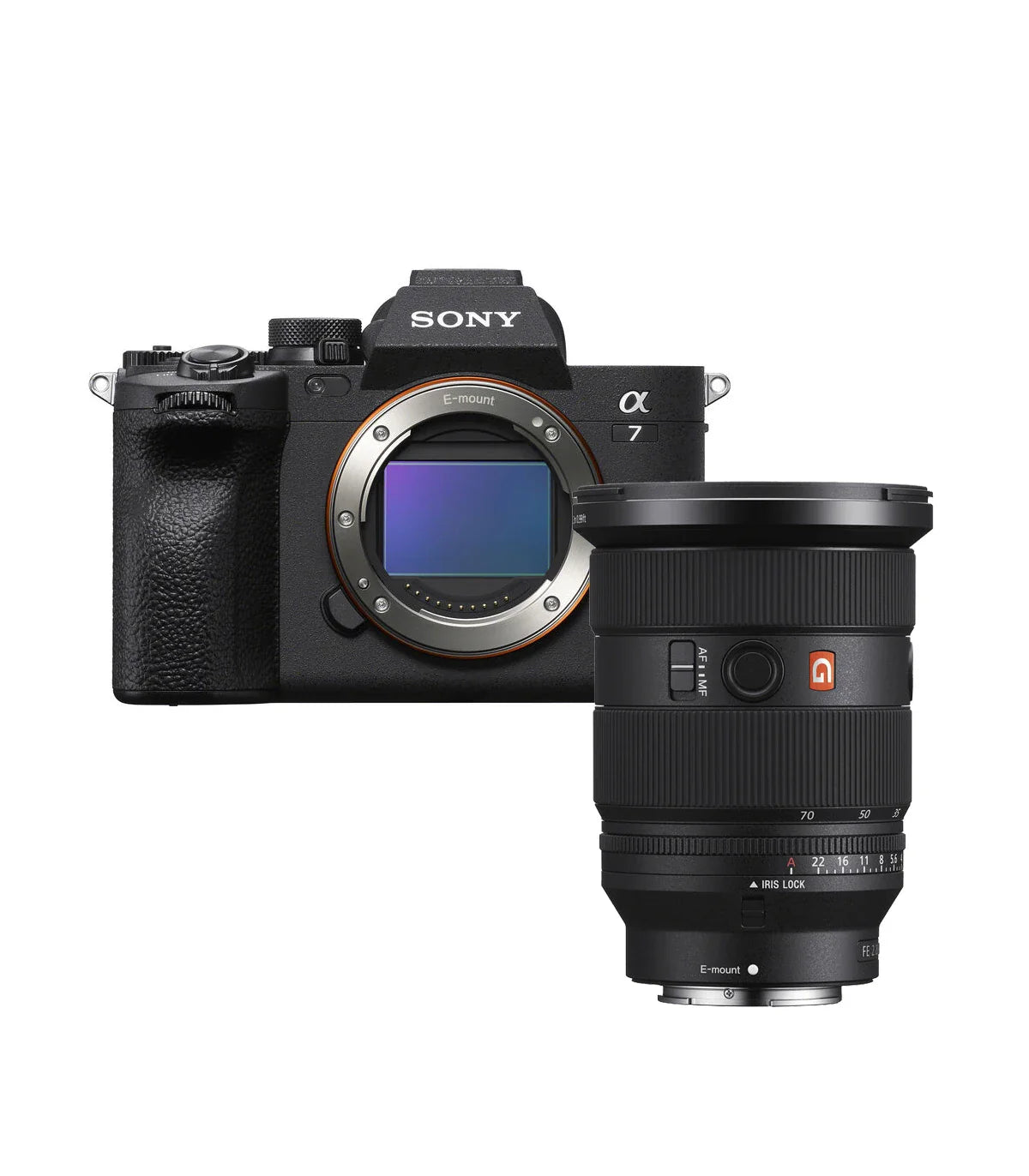 Sony Alpha 7 IV con objetivo FE 24-70 mm GM II