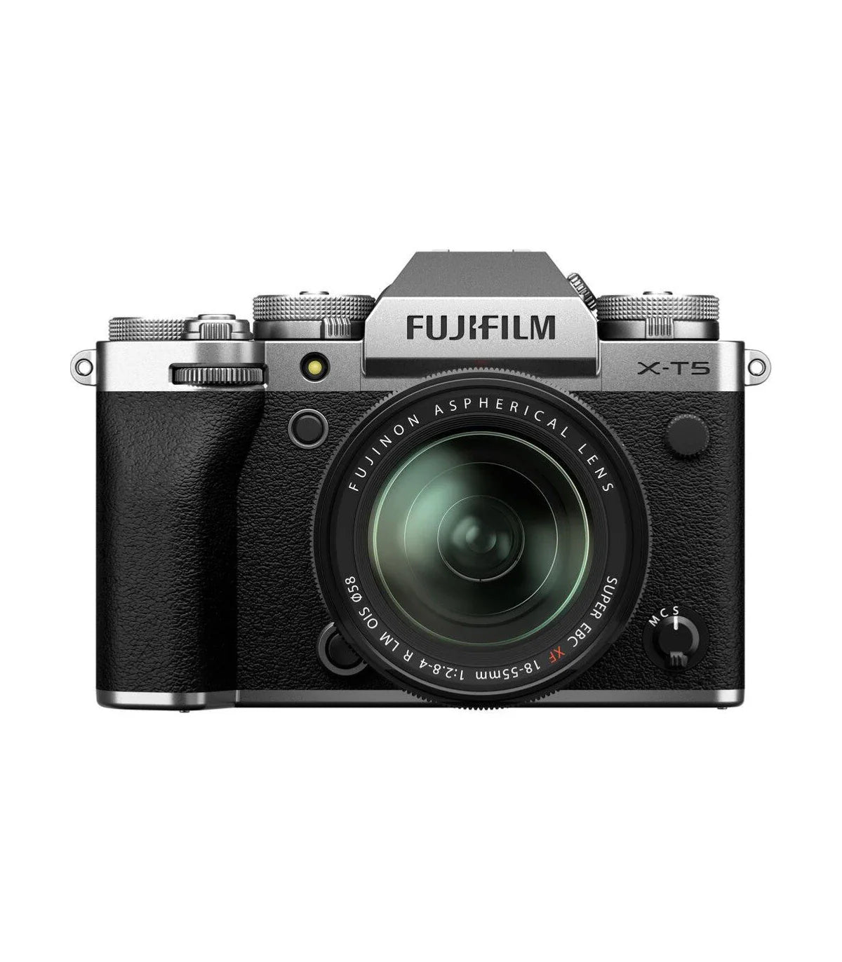 Fujifilm X-T5 Silver con lente XF 18-55 mm f/2.8-4 R LM OIS